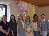 Sind verantwortlich für die „Wichtelbande“ (von links): Sandra Ampenberger, Agnes Pielka-Eickenbusch, Marina Demmelmeier, eine Beschäftigte der Ulrichswerkstätte, für die ein Außenarbeitsplatz geschaffen wurde, Maria Dirnberger und Angela Kastner.