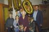 Susanne Nieberle und Bürgermeister Roland Wagner feiern mit Hermine Keller (Mitte) ihren 100. Geburtstag.