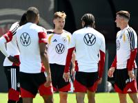 Deutschlands Kapitän Joshua Kimmich im Training vor dem ersten WM-Spiel gegen Curacao.
