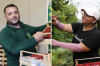 Michael Cirstea, rumänischer Saisonarbeiter beim Obsthof Haller. Er ist als Kommissionierer im Lager auf dem Hof in Horgenzell beschäftigt. Daniela Cirstea pflückt Himbeeren.