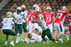 Die Augsburg Centurions (am Ball Patrick Cosby) mischen die GFL2 auf und ließen sich auch von den Montabaur Monarchs nicht aufhalten.