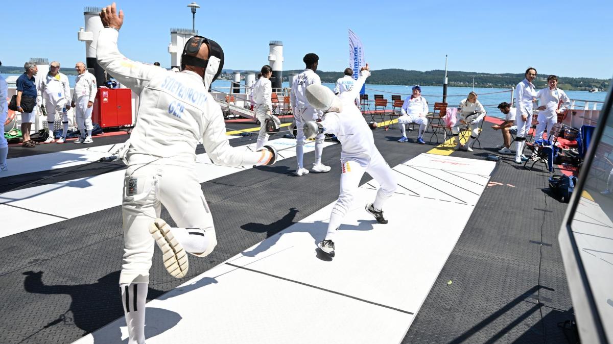 Fechter-duellieren-sich-erstmals-auf-einer-Bodenseef-hre-ein-Vorbild-f-r-andere-Sportarten-