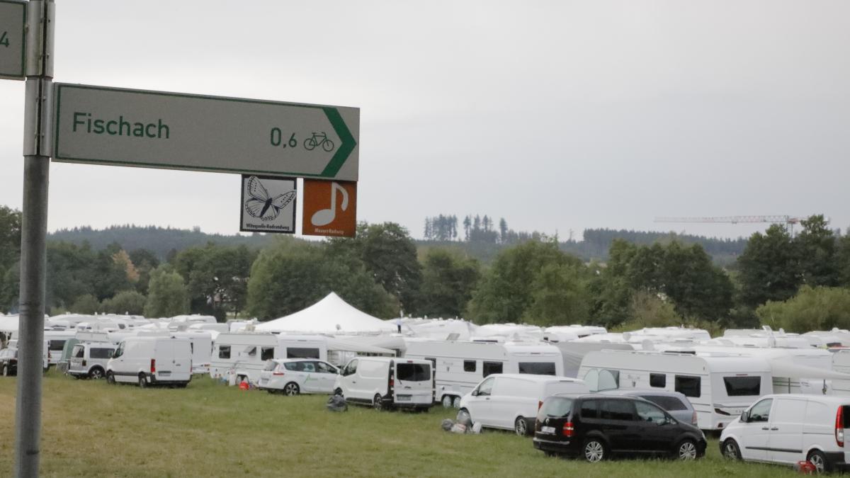 Illegal camp in Fischach: