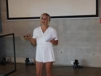 Tina Rupprecht bei ihrem ersten Speakerevent im Westhouse Augsburg.