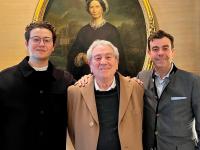 Enkel, Opa, Vater: Dreimal Theodor Gandenheimer anlässlich des 90. Geburtstages des Großvaters.