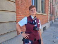 Sandra Klingbeil arbeitet als Zugbegleiterin im Allgäu.