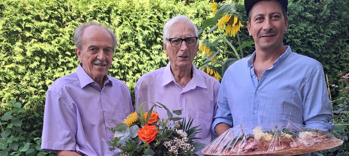 Toni Käsmayr feiert seinen 90. Geburtstag