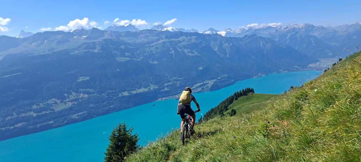 Spektakuläre Aussichten bei Mountainbiketour des DAV Aichach