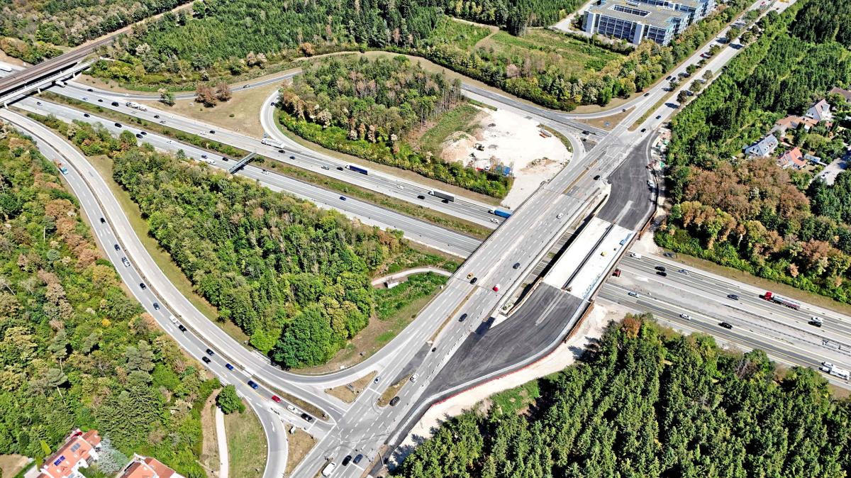 Brückenerneuerung bei München: Beidseitige Vollsperrung auf A99 kommt