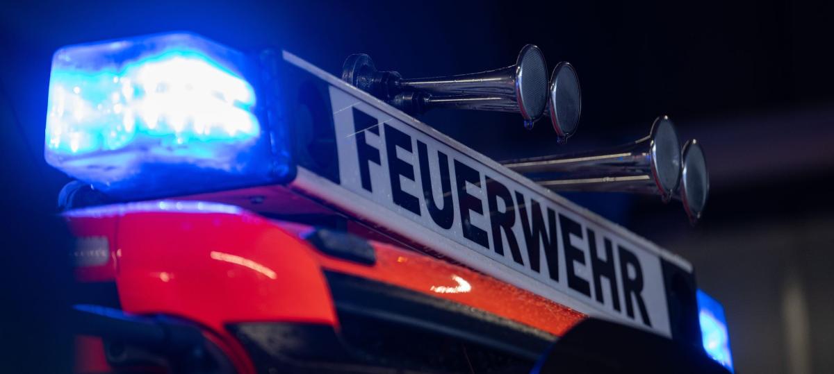 Hund schaltet Herdplatte ein: Mehrere Feuerwehren rücken wegen starker Rauchentwicklung in Pleß aus