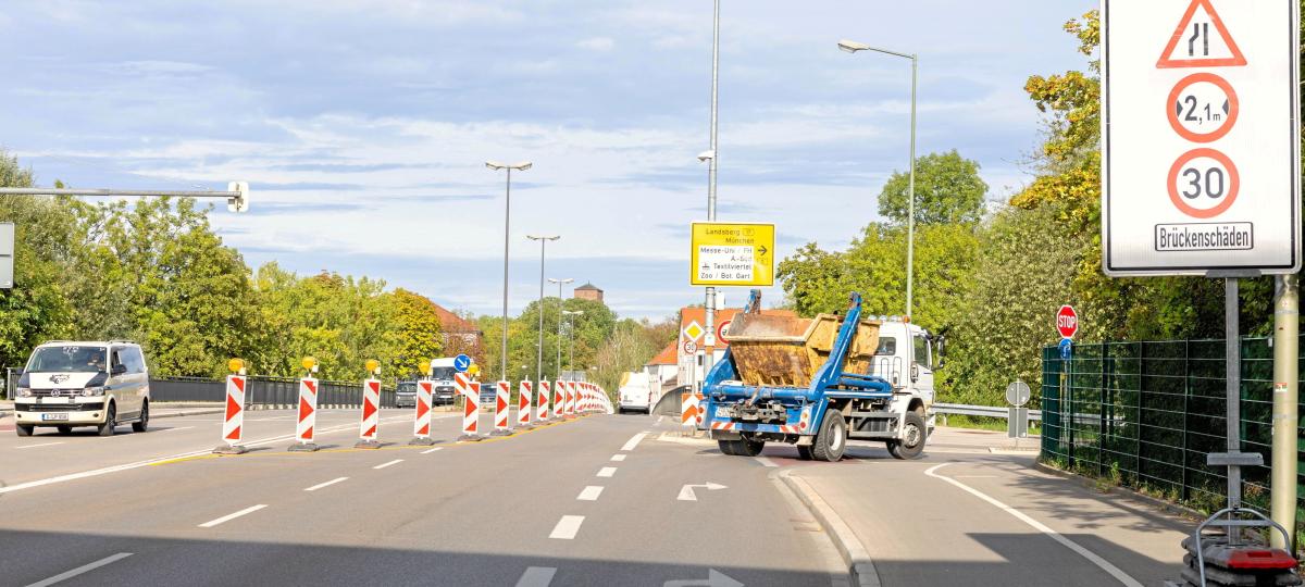 Komplette Sperrung nicht ausgeschlossen: Wie gravierend sind die Mängel an der MAN-Brücke?