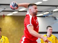Für Benedikt Kleinhenz (am Ball) und den HSC Bad Neustadt steht am Samstag beim heimischen Sepp-Schmitt-Turnier die Generalprobe für den Ligastart in zwei Wochen an.