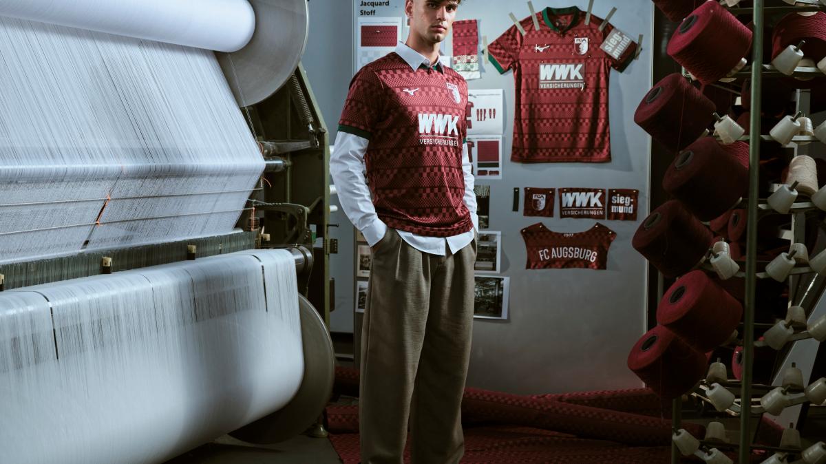 FC Augsburg Unveils 2026/27 Third Kit Inspired by City's Textile History