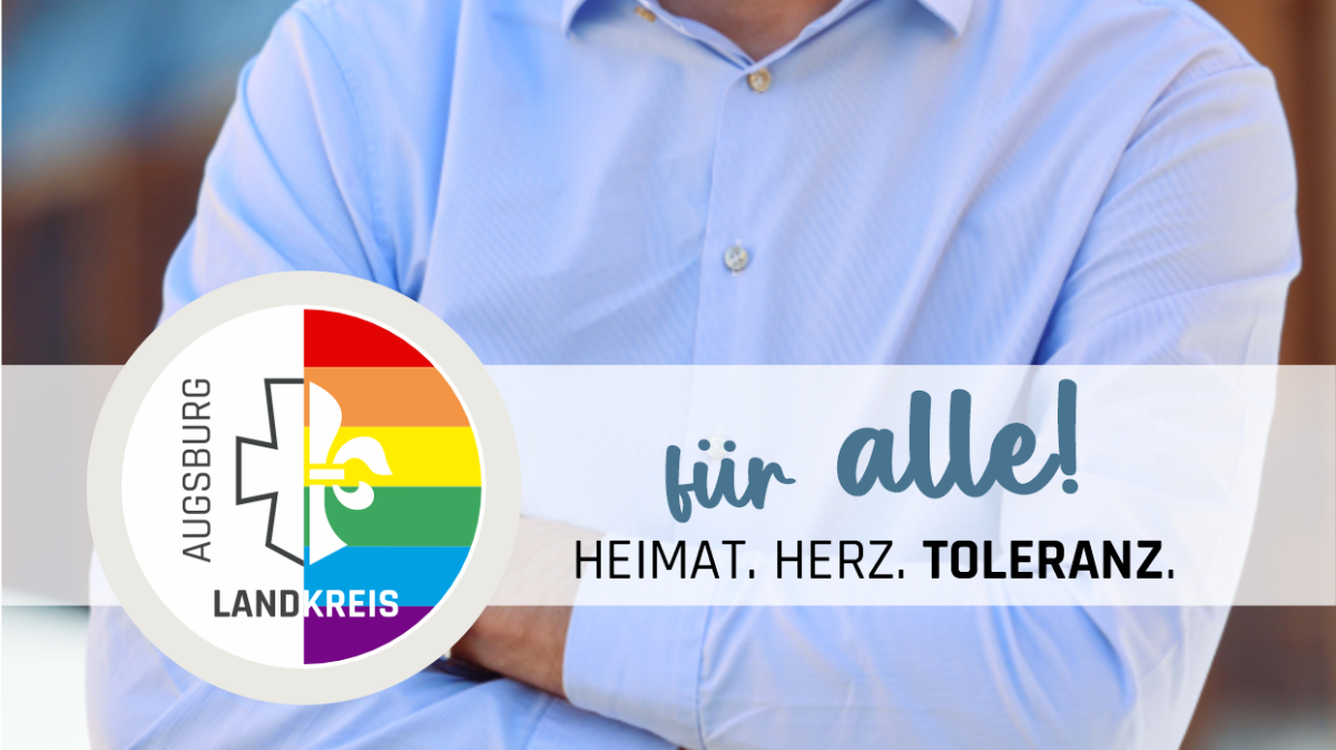 Augsburg District: Debate about rainbow colors in the official logo