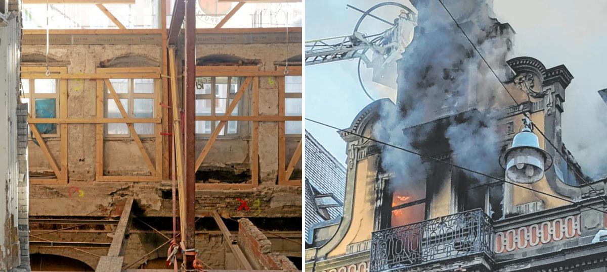 Fünf Jahre nach dem großen Feuer: So sieht es im Brandhaus in der Augsburger Karolinenstraße aus