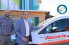 Beteiligen ihre Beschäftigten am Erfolg des Unternehmens: Markus Wasserle (rechts) und Fabian Scheidler leiten die Reinigungsfirma aus Kaufering.