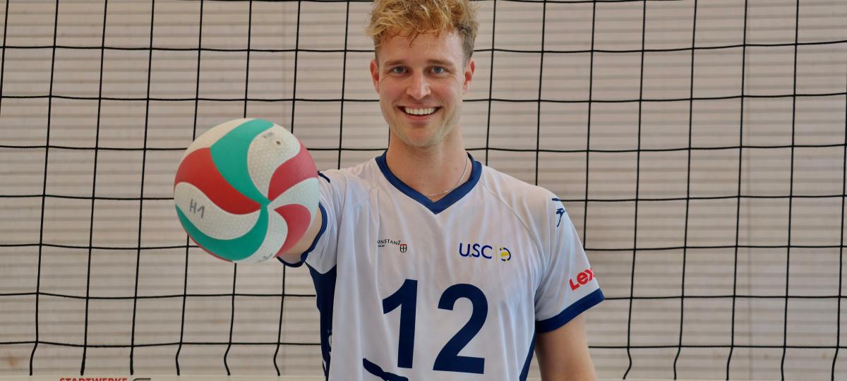 Zweitligaerfahrung und bestes Volleyballalter: So will Tim Frings dem USC Konstanz zum Erfolg helfen