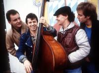 „Dass ausgerechnet diese Rosi uns unsterblich macht, hätten wir im Studio nie gedacht“: die Spider Murphy Gang in den 80er Jahren.
