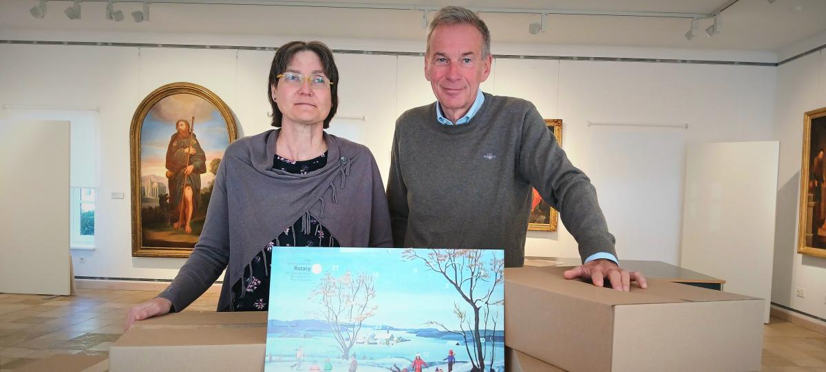 Mehr als 10.000 Euro und ein Goldbarren: Das steckt im neuen Krumbacher Rotary-Adventskalender