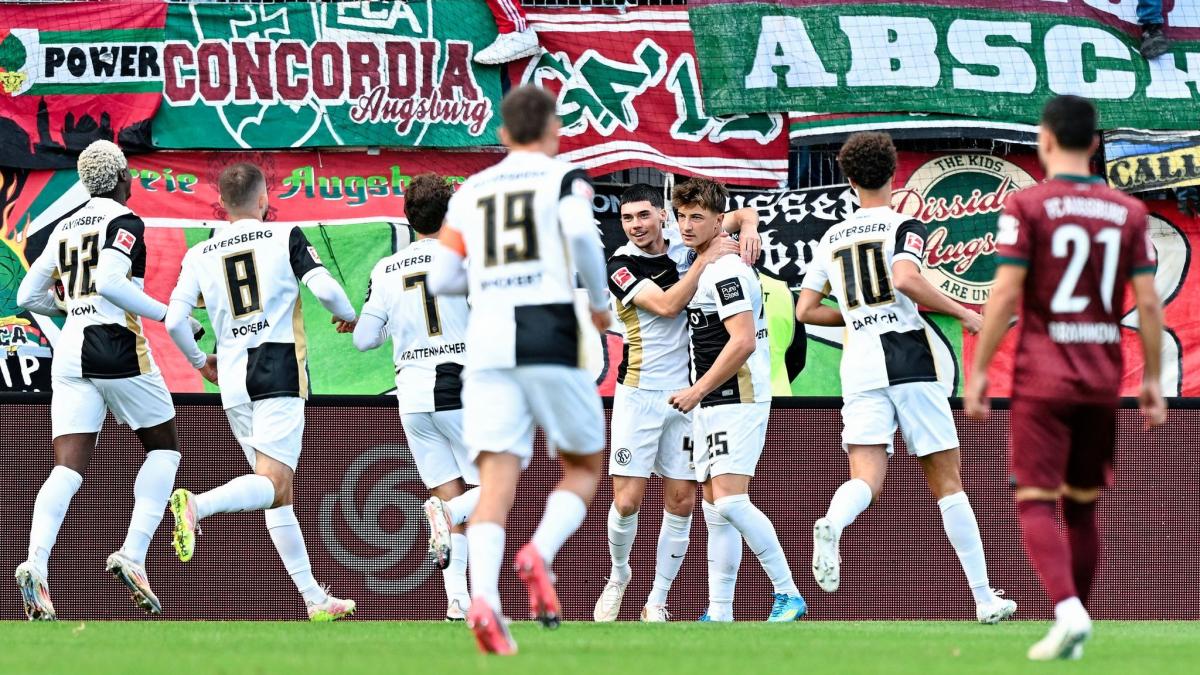 FC Augsburg suffers 3-4 defeat at SV Elversberg after a poor start