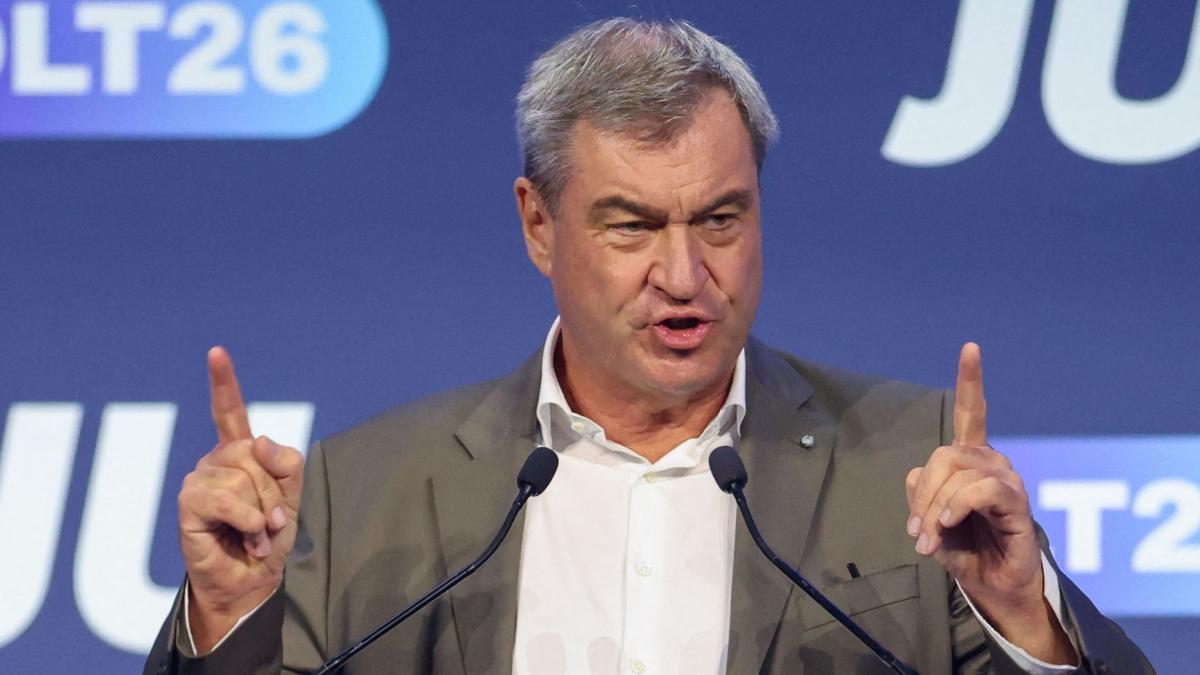 Söder über Rot-Grün-Rot: „Rote Front“ in Berlin sei „Sündenfall“