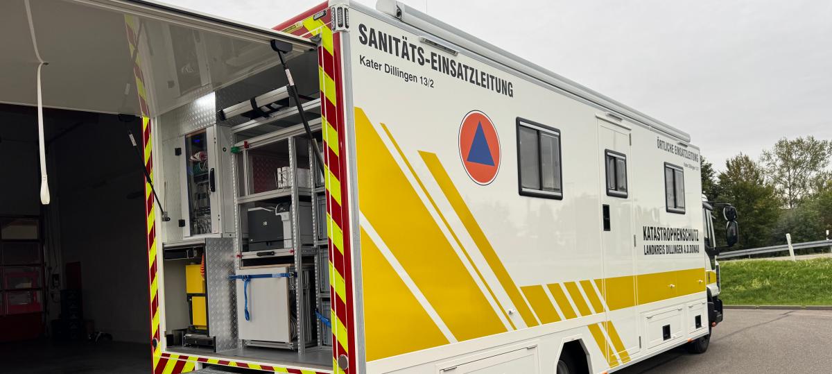 „Ohne Schnickschnack“: Warum dieser neue Katastrophenschutz-Lkw in Bayern besonders ist
