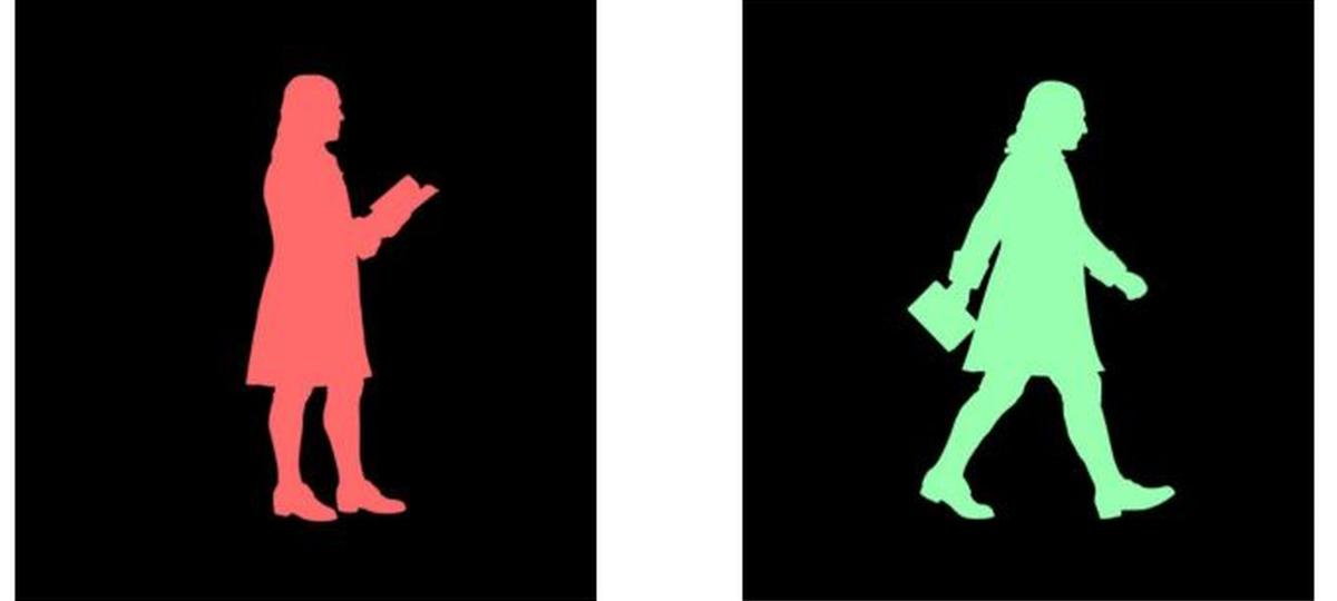 Friedrich Rückert in Rot und Grün: Schweinfurt bekommt endlich sein Ampelmännchen