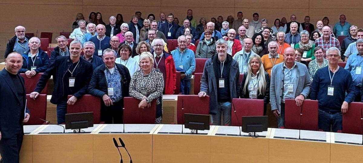 Zwei CSU-Ortsverbände aus dem Lautergrund zusammen in München