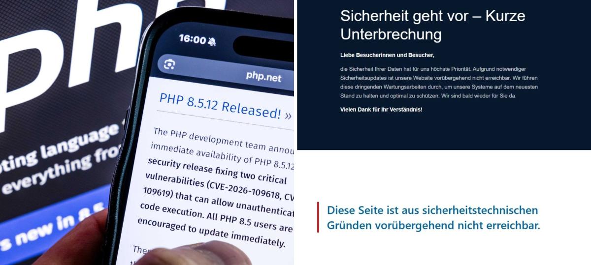 Wegen PHP-Sicherheitslücke: Auch Städte im Landkreis Günzburg nehmen Webseiten vom Netz