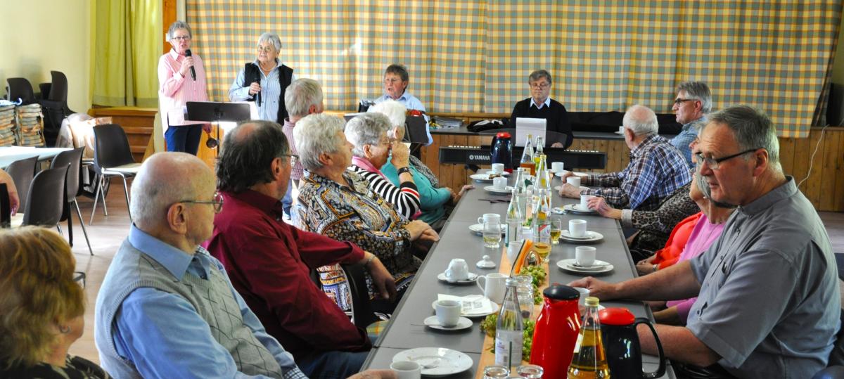 Oktoberfest der Mainrother Pfarrsenioren mit dem „Fränkischen Wind“