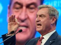 Markus Söder, CSU-Vorsitzender, bei seiner Eröffnungsrede am CSU-Parteitag.