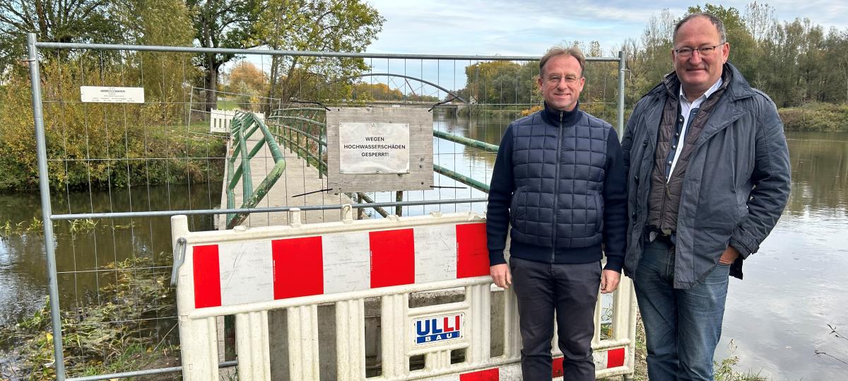 Mit 85.000 Euro gesichert: Sanierung erhält die Fußgängerbrücke bei Marxheim